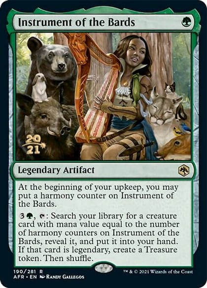 Instrument of the Bards, Prerelease Cards 190