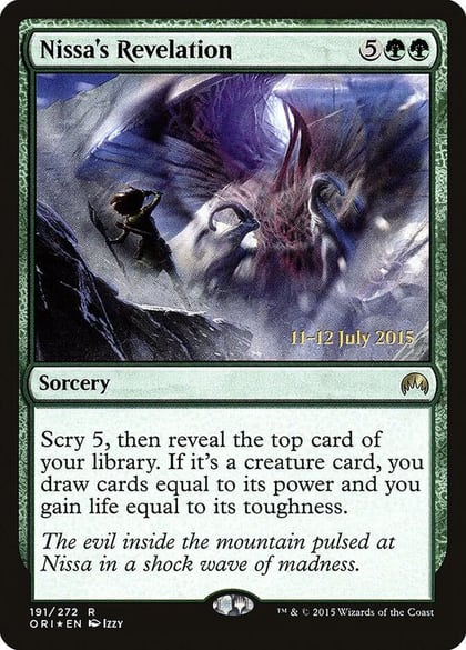Nissa's Revelation, Prerelease Cards 191