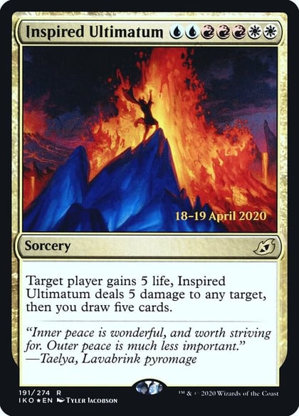 Inspired Ultimatum, Prerelease Cards 191