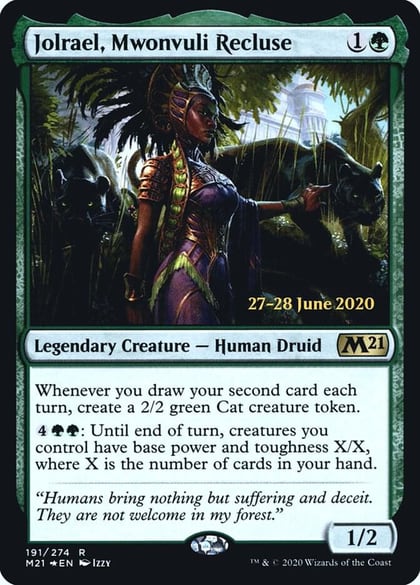 Jolrael, Mwonvuli Recluse, Prerelease Cards 191