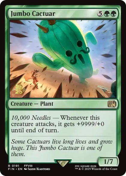 Jumbo Cactuar, Prerelease Cards 191