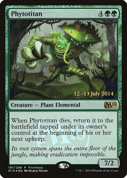 Phytotitan, Prerelease Cards 191