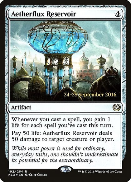 Aetherflux Reservoir, Prerelease Cards 192