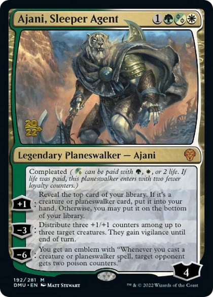Ajani, Sleeper Agent, Prerelease Cards 192