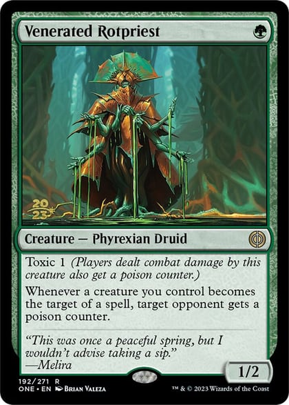 Venerated Rotpriest, Prerelease Cards 192
