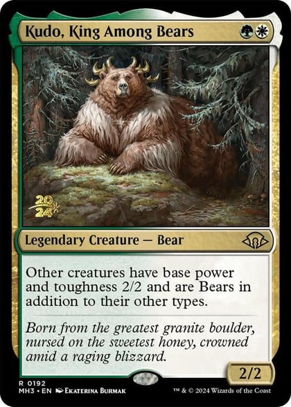 Kudo, King Among Bears, Prerelease Cards 192