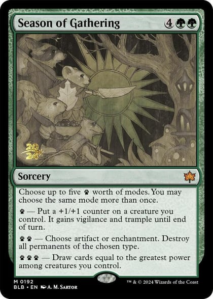 Season of Gathering, Prerelease Cards 192