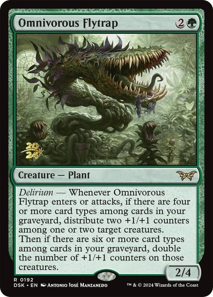 Omnivorous Flytrap, Prerelease Cards 192