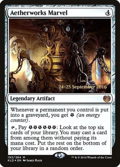 Aetherworks Marvel, Prerelease Cards 193