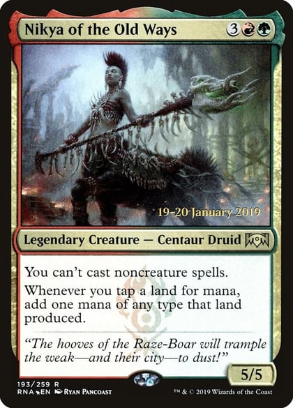 Nikya of the Old Ways, Prerelease Cards 193