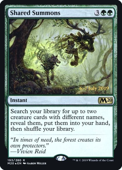 Shared Summons, Prerelease Cards 193