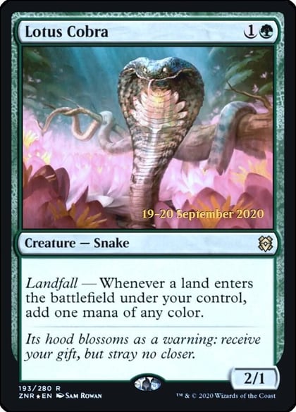Lotus Cobra, Prerelease Cards 193