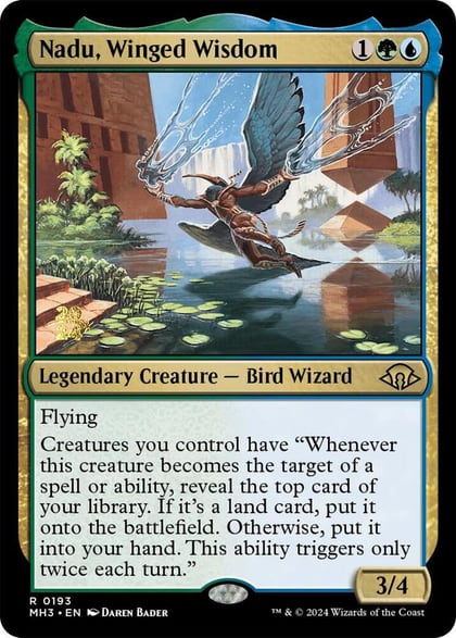 Nadu, Winged Wisdom, Prerelease Cards 193