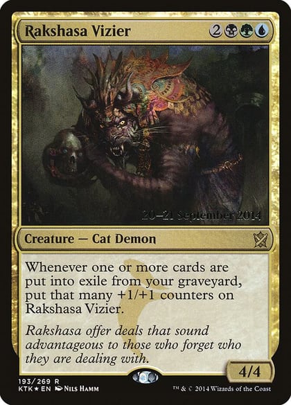 Rakshasa Vizier, Prerelease Cards 193