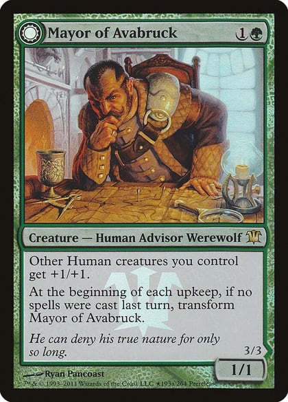 Mayor of Avabruck, Prerelease Cards 193