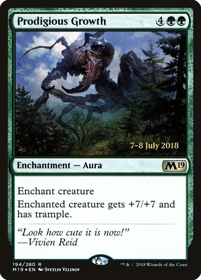 Prodigious Growth, Prerelease Cards 194