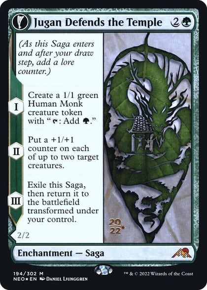 Jugan Defends the Temple, Prerelease Cards 194