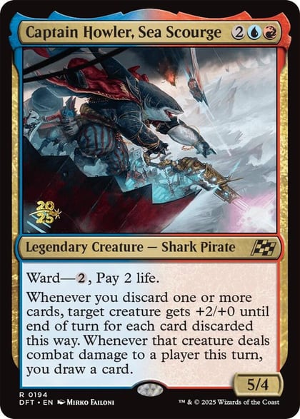 Captain Howler, Sea Scourge, Prerelease Cards 194