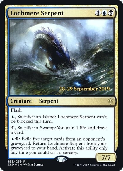 Lochmere Serpent, Prerelease Cards 195