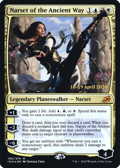 Narset of the Ancient Way, Prerelease Cards 195
