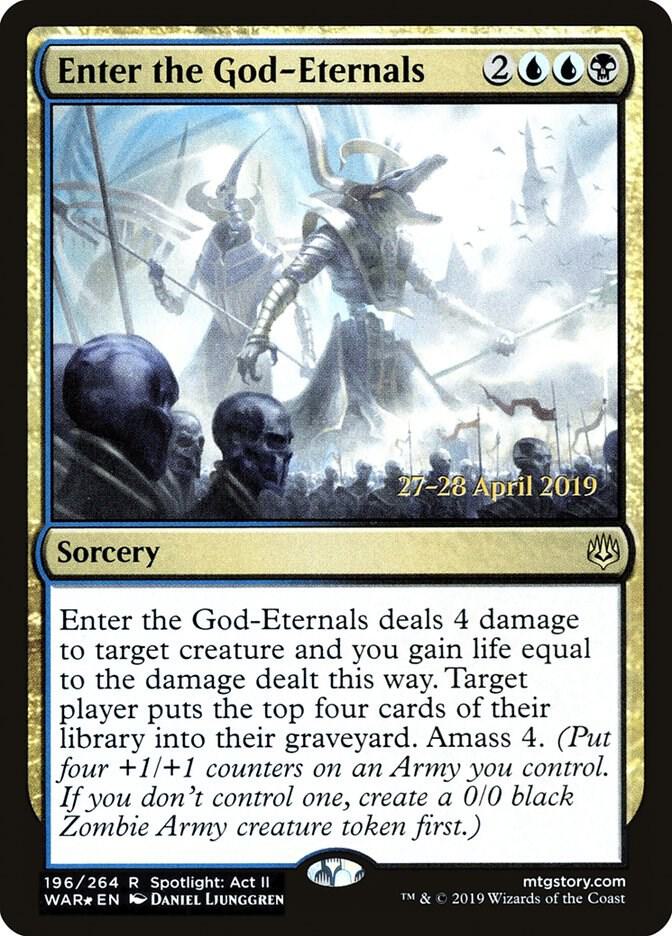 Enter the God-Eternals, Prerelease Cards 196