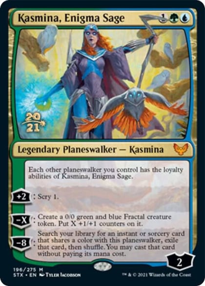 Kasmina, Enigma Sage, Prerelease Cards 196