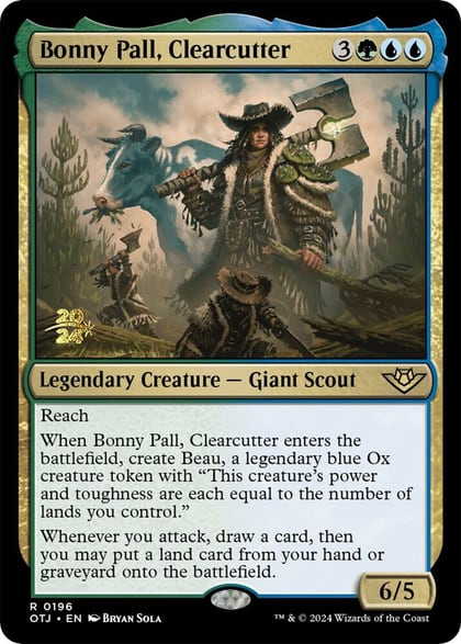 Bonny Pall, Clearcutter, Prerelease Cards 196