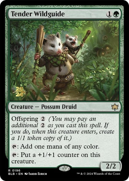 Tender Wildguide, Prerelease Cards 196