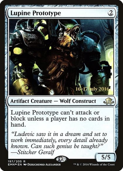 Lupine Prototype, Prerelease Cards 197