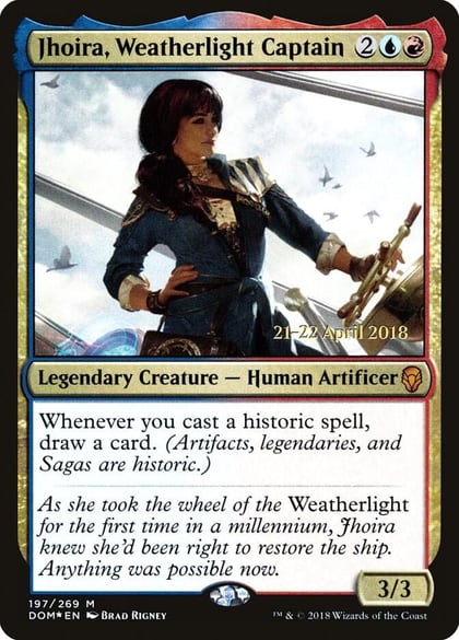 Jhoira, Weatherlight Captain, Prerelease Cards 197