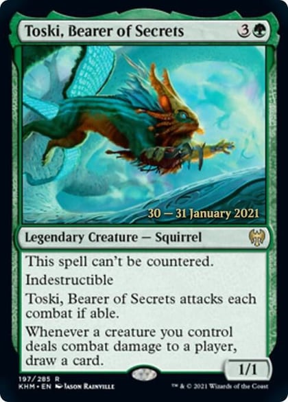 Toski, Bearer of Secrets, Prerelease Cards 197