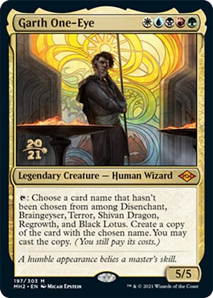 Garth One-Eye, Prerelease Cards 197