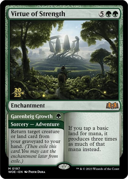 Virtue of Strength, Prerelease Cards 197