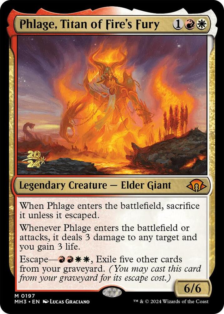 Phlage, Titan of Fire's Fury, Prerelease Cards 197