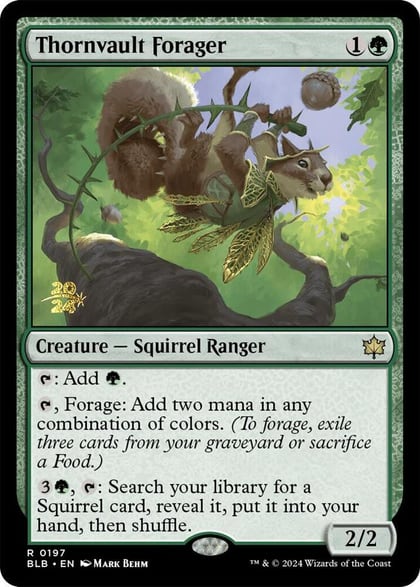 Thornvault Forager, Prerelease Cards 197