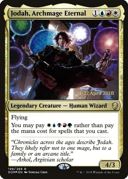 Jodah, Archmage Eternal, Prerelease Cards 198