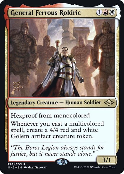 General Ferrous Rokiric, Prerelease Cards 198