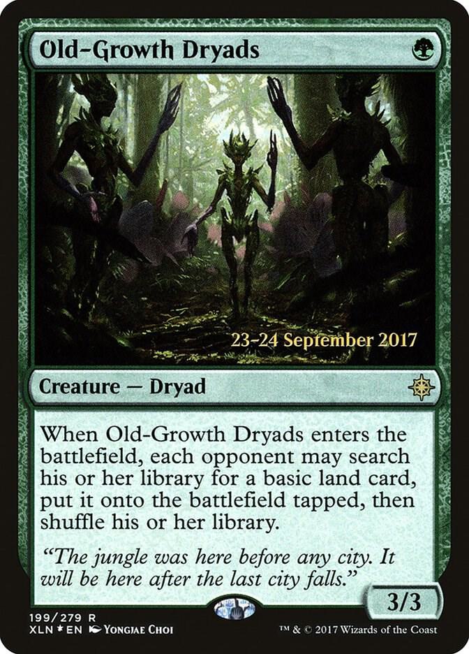 Old-Growth Dryads, Prerelease Cards 199