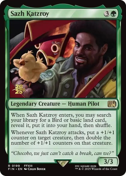 Sazh Katzroy, Prerelease Cards 199