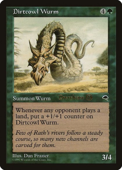 Dirtcowl Wurm, Prerelease Cards 1