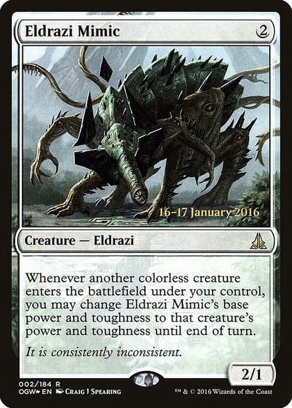 Eldrazi Mimic, Prerelease Cards 2