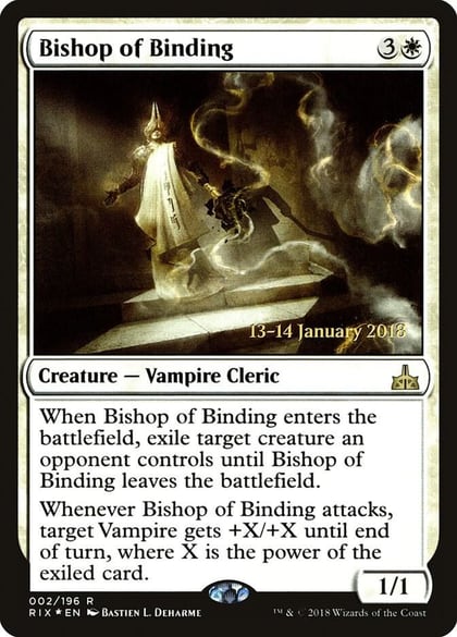 Bishop of Binding, Prerelease Cards 2
