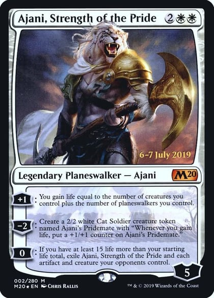 Ajani, Strength of the Pride, Prerelease Cards 2