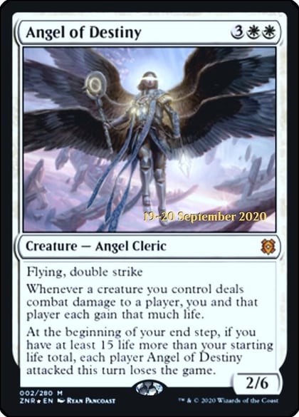 Angel of Destiny, Prerelease Cards 2