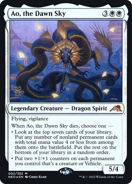 Ao, the Dawn Sky, Prerelease Cards 2