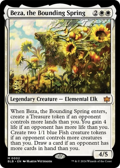 Beza, the Bounding Spring, Prerelease Cards 2