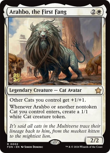 Arahbo, the First Fang, Prerelease Cards 2