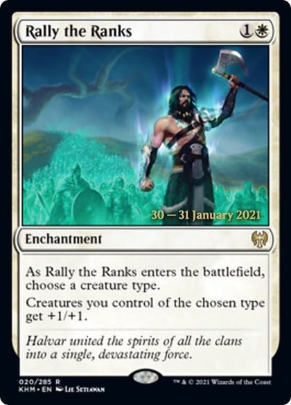 Rally the Ranks, Prerelease Cards 20