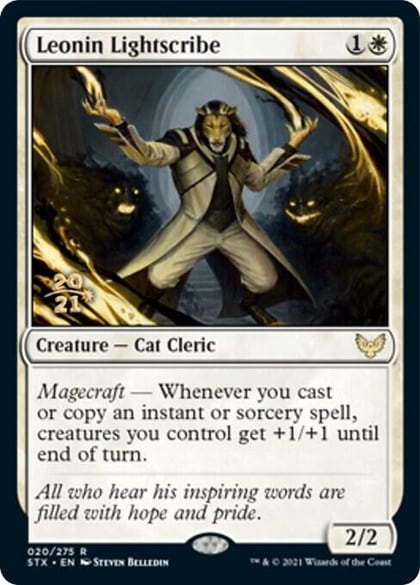 Leonin Lightscribe, Prerelease Cards 20