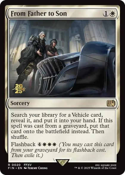 From Father to Son, Prerelease Cards 20